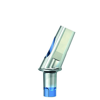 Абатмент SICvantage Standard Abutment blue,anterior,25°angle,GH 1.0 mm(incl.Screw  and Cap) (Более 14 мес)